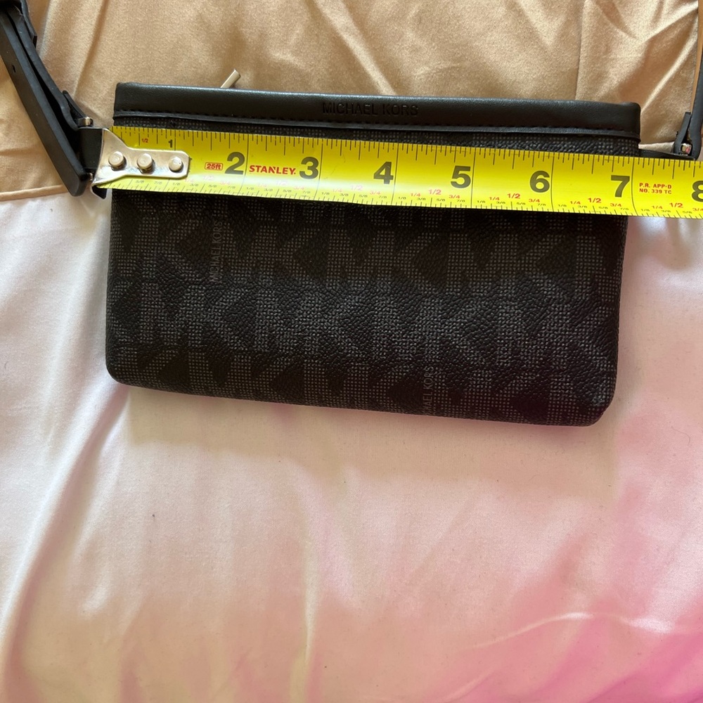 Michael Kors Black Monogram Belt Bag - Picture 3 of 4
